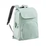 XD Design Soft Daypack Mint 15L taaskasutatud PET-ist seljakott sülearvutile, turvalukuga, USB-pordi ja RFID-kaitsega