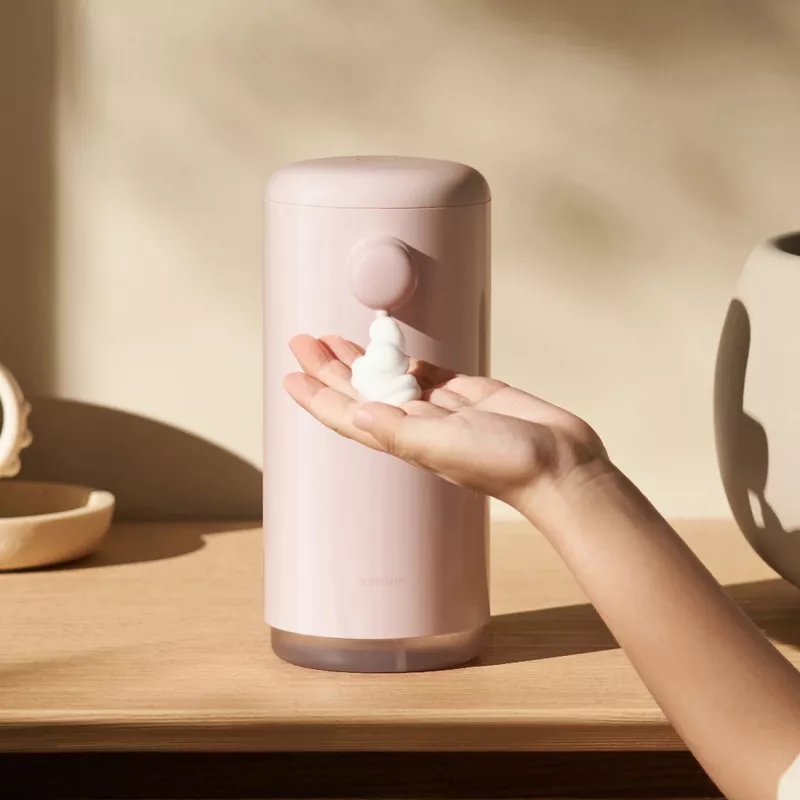 Xiaomi automaatne seebidosaator - roosa (värviväljaanne) | Puutevaba vahutav käteseebidosaator
