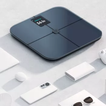 Xiaomi Body Composition Scale S400 PRO nutikas vannitoakaal 25 tervisenäitajaga, kahesageduslik BIA, Bluetooth 5.0, peidetud LED-ekraan, beebi- ja esemekaalumisrežiimid