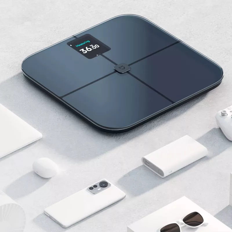 Xiaomi Body Composition Scale S400 PRO nutikas vannitoakaal 25 tervisenäitajaga, kahesageduslik BIA, Bluetooth 5.0, peidetud LED-ekraan, beebi- ja esemekaalumisrežiimid