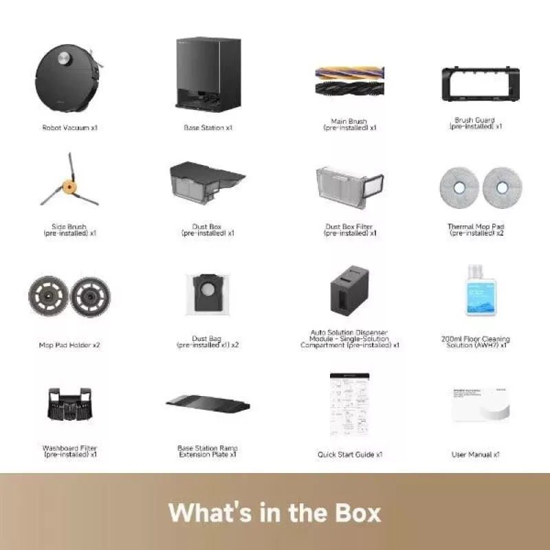 Xiaomi Dreame X60 Ultra Robot Tolmuimeja Must