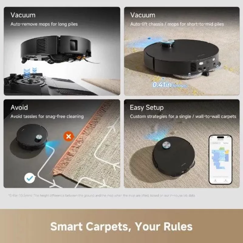 Xiaomi Dreame X60 Ultra Robot Tolmuimeja Must