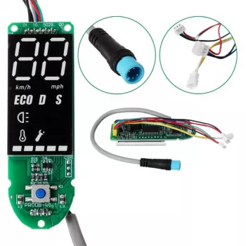 Xiaomi M365/Mi3/Essential/1S/Pro/Pro2 Dashboard Display Panel ja kaitsev silikoonkate komplekt