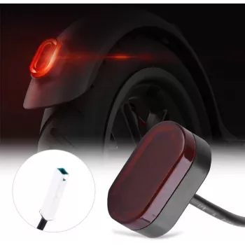 Xiaomi M365 PRO Tagatuli - LED piduritulede asendusosa M365 Pro, M365, 1S, Essential, Pro 2 elektritõukeratastele
