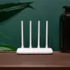 Xiaomi Mi Router 4C Wi-Fi 4 traadita ruuter (2.4GHz, 300 Mbps, 4 antenni, 3x Fast Ethernet) valge