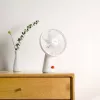 Xiaomi laetav mini ventilaator BHR6089GL 2000mAh USB kaasaskantav käteventilaator eemaldatava alusega, 4 kiirust, harjadeta mootor, valge