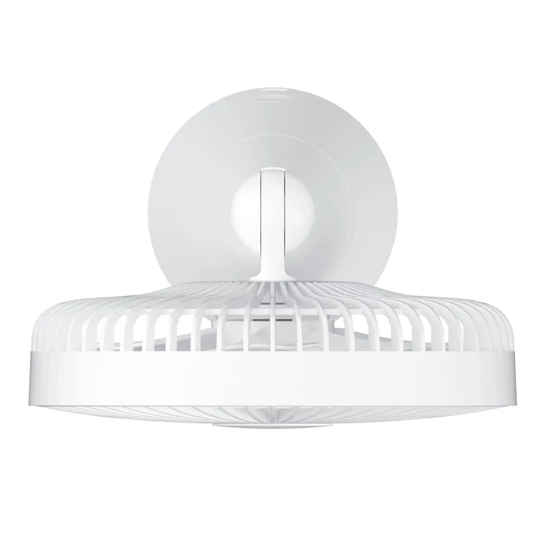 Xiaomi laetav mini ventilaator BHR6089GL 2000mAh USB kaasaskantav käteventilaator eemaldatava alusega, 4 kiirust, harjadeta mootor, valge