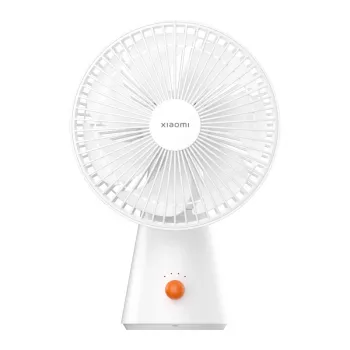 Xiaomi laetav mini ventilaator BHR6089GL 2000mAh USB kaasaskantav käteventilaator eemaldatava alusega, 4 kiirust, harjadeta mootor, valge