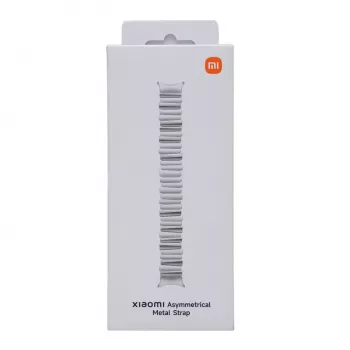 Xiaomi Smart Band 10 asümmeetriline metallist käepael – hõbedane