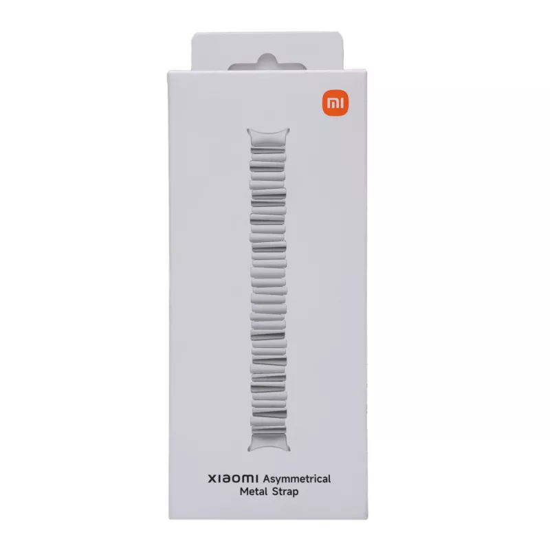 Xiaomi Smart Band 10 asümmeetriline metallist käepael – hõbedane