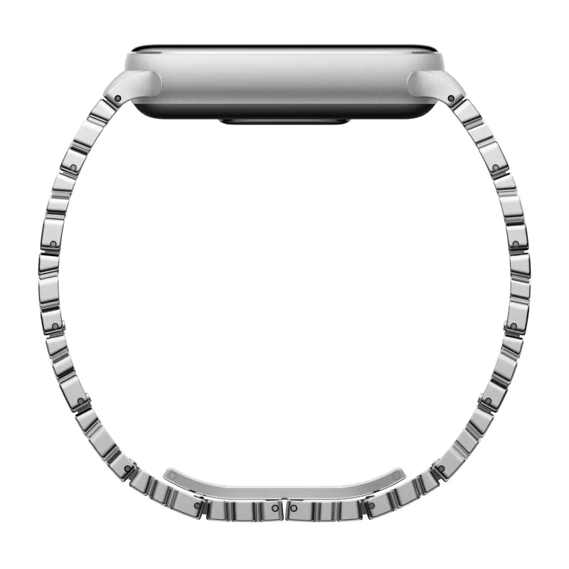 Xiaomi Smart Band 10 asümmeetriline metallist käepael – hõbedane