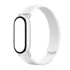 Xiaomi Smart Band 10 Magnetiline Kona nahast rihm - Glacier White