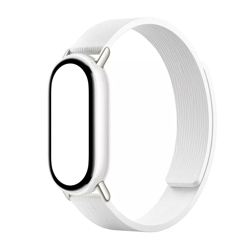 Xiaomi Smart Band 10 Magnetiline Kona nahast rihm - Glacier White