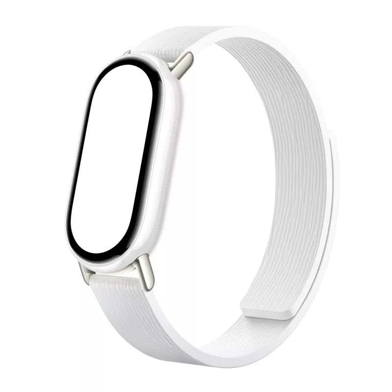 Xiaomi Smart Band 10 Magnetiline Kona nahast rihm - Glacier White