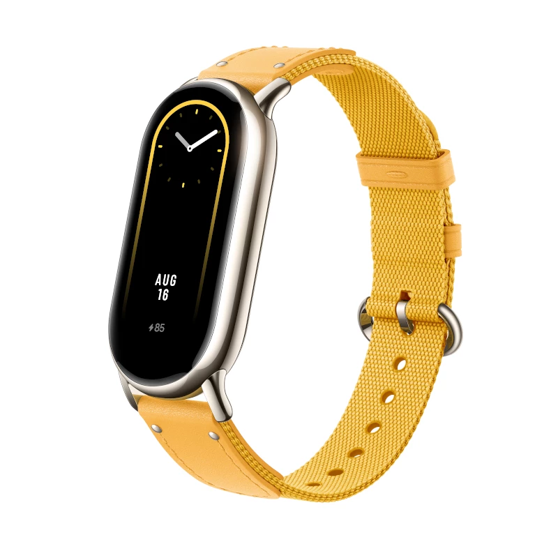 Xiaomi Smart Band 8 punutud rihm - kollane