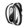 Xiaomi Smart Band 8 topeltkeerdudega rihm - must ja valge