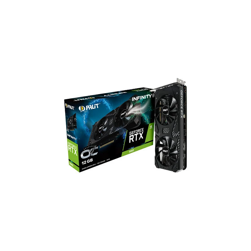 XPERTVISION Palit GeForce RTX 3060 Infinity 2 OC 12GB GDDR6 graafikakaart, HDMI 3xDP