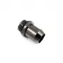 XSPC G1/4 inch kuni 1/2 inch Barb-liitmik - Must Kroom - 24 mm pikkus