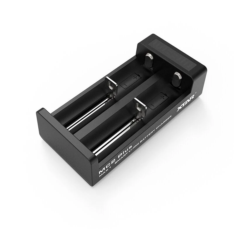 XTAR MC2+ 2 pesaga Li-ion aku laadija 18650, 21700, 26650 ja teistele (USB toitega)