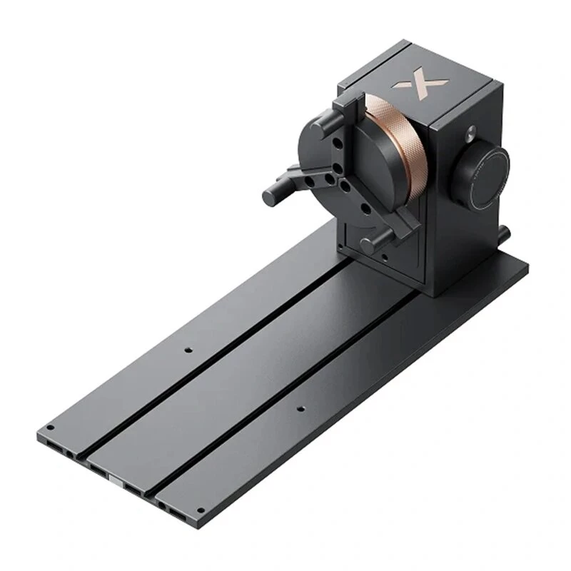 XTOOL RA3 Lite Pöördkinnitus – 4-in-1 pöördseade xTool laser-graveerijatele (padrun, rull, rõngas, kera)