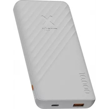 Xtorm Go2 seeria akupank 10000 mAh 20W USB-C PD & USB-A QC 3.0 jäävalge XG2E107