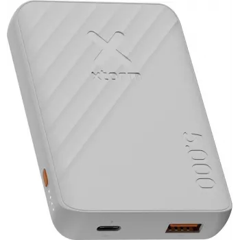 Xtorm Go2 seeria akupank 5000 mAh 12W USB-C ja USB-A Ice White XG2E057