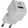 Xtorm NextGen GaN3 Ultra 25W USB-C ja USB-A seinatäpp – valge XECNG250