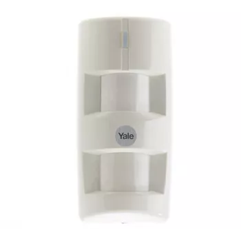 Yale SR-alarm välistingimustes liikumisandur, PIR, IP55, 12m tuvastusulatus, 90° nurk, 3xAA patareid, 868MHz, Yale SR nutikodu häiresüsteemidele