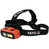 Yato YT-08594 COB LED töötuli magnetilise aluse ja pööratava konksuga, 200 lm, 3x AA, must/punane