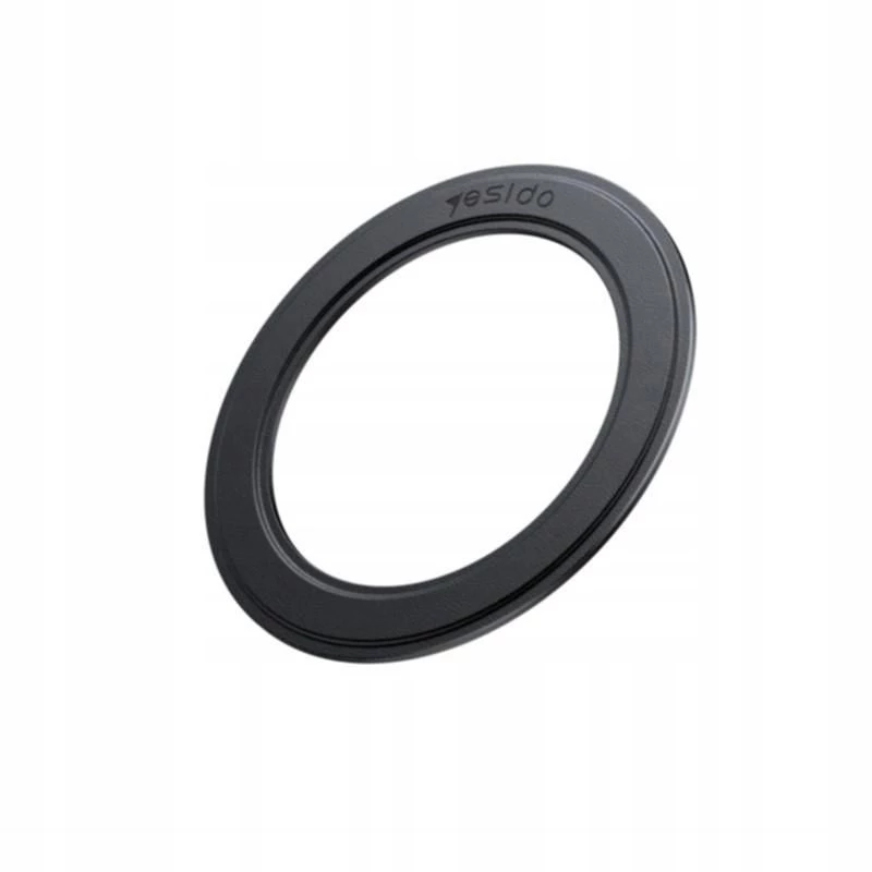 YESIDO PU Leather Iron Sheet Ring C208 Black