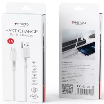 YESIDO PVC Data Cable CA120C White