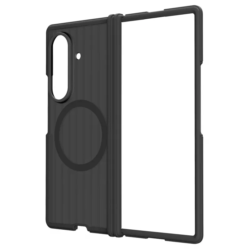 Yuchuan Hybrid Shield magnetümbris Samsung Galaxy Z Fold8 Ultra jaoks, must – MagSafe, tugijalg, sõjaväeline kukkumiskaitse