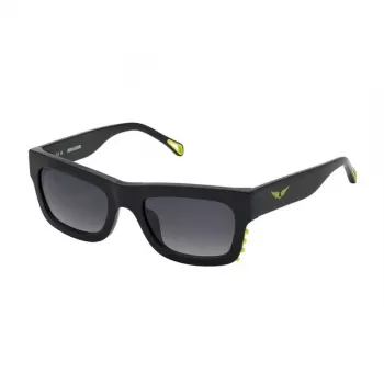 ZADIG & VOLTAIRE SZV303-52700Y Naiste ristkülikukujulised päikeseprillid Must/Hall 52mm