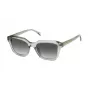 ZADIG & VOLTAIRE SZV364-5009RM Unisex Ristkülikukujulised Päikeseprillid - Must Atsetaatraam, Hall Gradient Lääts - 50/17/140 mm