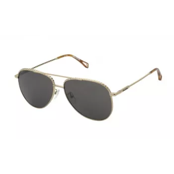 ZADIG & VOLTAIRE SZV378 Päikeseprillid meestele - Must raam, hall lääts - 58/17/140 mm