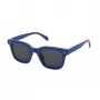 ZADIG & VOLTAIRE SZV401-480D82 Unisex Ristkülikukujulised Päikeseprillid - Must Atsetaatraam, Hall Polükarbonaat Lääts, 48/17/140 mm