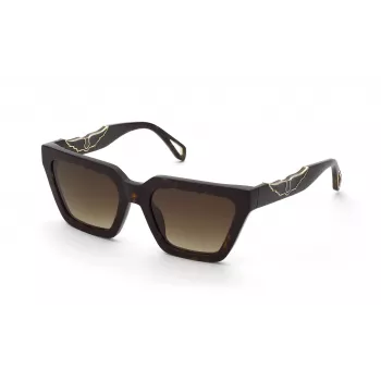 ZADIG & VOLTAIRE naiste kassi-silma päikeseprillid SZV418-53722Y Havana pruun gradient 53mm
