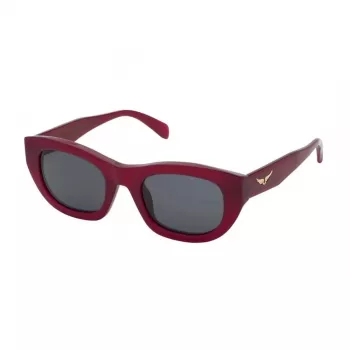 ZADIG & VOLTAIRE Naiste Päikeseprillid SZV408-5109M5 - Havana atsetaatraam, pruuni gradiendi läätsed, UV400 kaitse