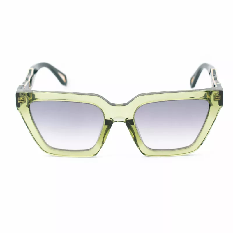 ZADIG & VOLTAIRE Naiste päikeseprillid SZV418-53M40X Havana atsetaat ruudukujuline raam pruunide läätsedega 53/19/140 mm