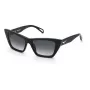 ZADIG & VOLTAIRE Naiste Päikeseprillid SZV419-550700 Must Atsetaat Ruudukujuline Raam Hall Gradient Lääts 55mm