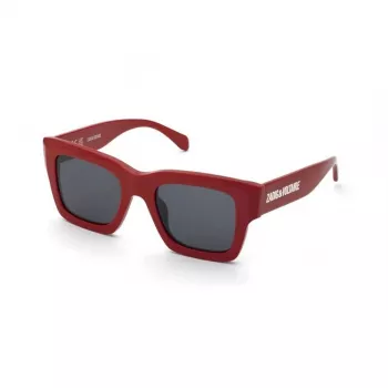 ZADIG & VOLTAIRE Naiste Päikeseprillid SZV421-5006XX (50/21/140 mm) Must Atsetaatraam Hallid Polükarbonaat Läätsed UV400