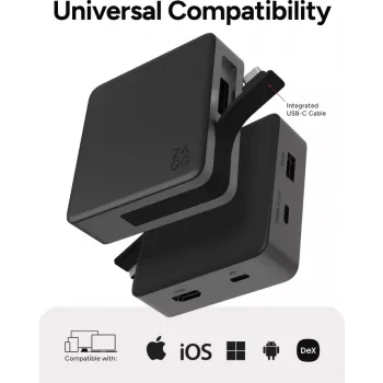 ZAGG 4 Port Hub Must/Hall