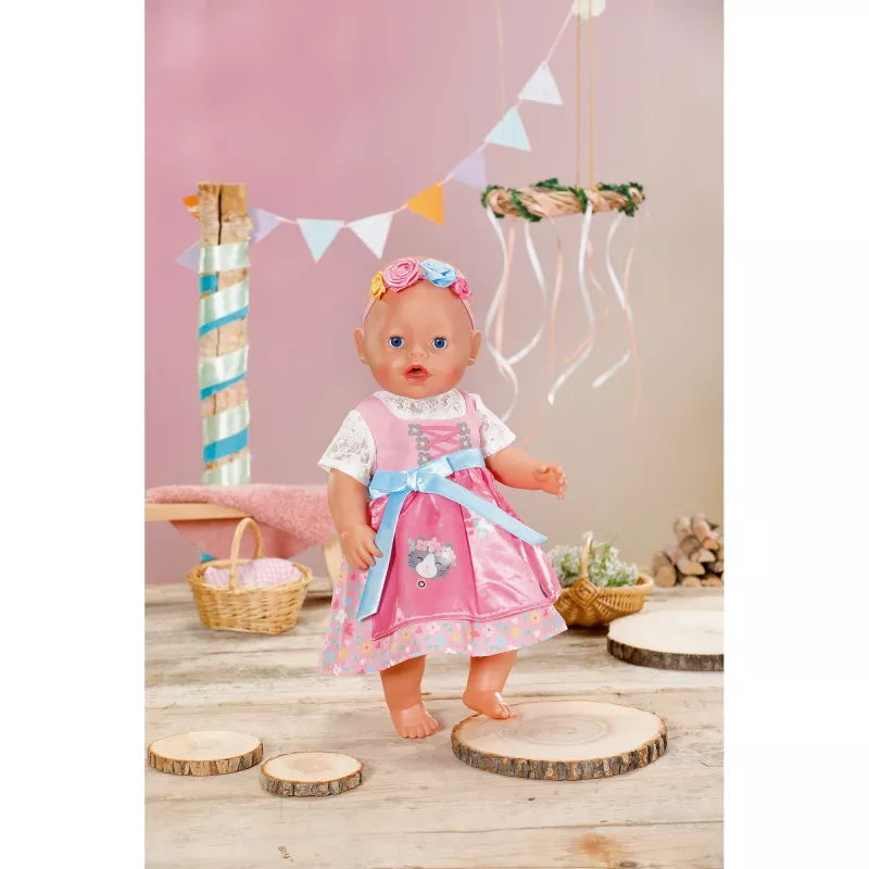 ZAPF CREATION BABY born Dirndl 43cm Doll Outfit