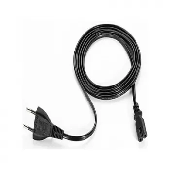 Zebra toitekaabel - Europistik IEC 60320 C7, 2m, must