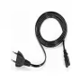 Zebra toitekaabel - Europistik IEC 60320 C7, 2m, must