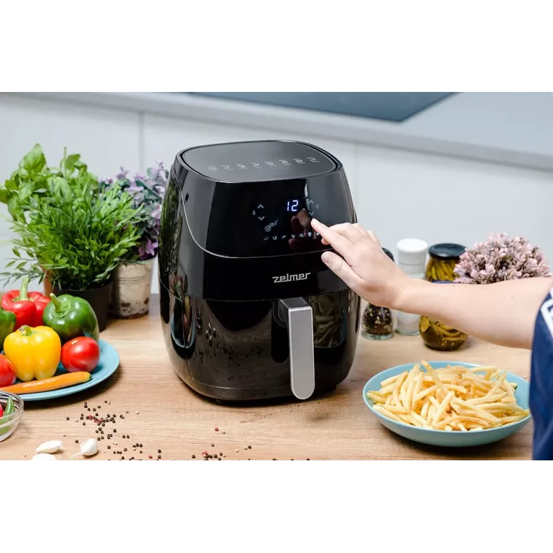 Zelmer ZAF5500B Elektra 5L digitaalne õhufritüür - 1500W, must