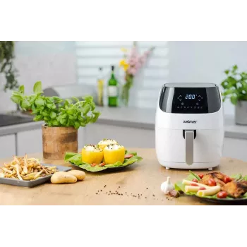Zelmer ZAF5501W Õhufritüür, 5L, 1500W, Digitaalne puutepaneel, Valge