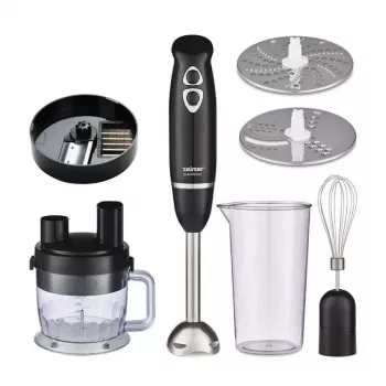 Zelmer ZHB4600 QubeMaster saumikser 1200W muutuva kiirusega Turbo must/hõbedane