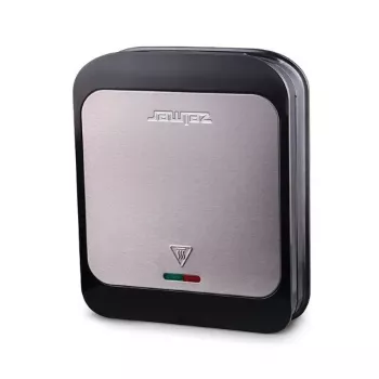 Zelmer ZSM7410 1200W võileivagrill 4 võileivale, mittenakkuvate plaatidega, roostevaba teras/must