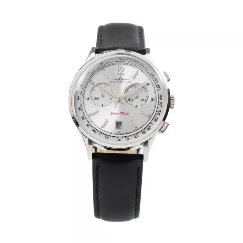 ZENO MAN ZE5181-1 Automaatkell 40mm Musta numbrilaud ja nahkrihm